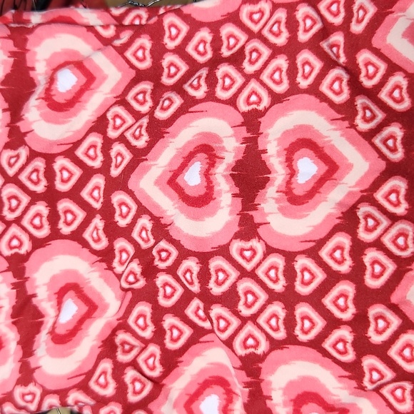LULAROE LLR OS Heart Valentines Patterned Buttery Soft Legging One Size - Picture 1 of 2
